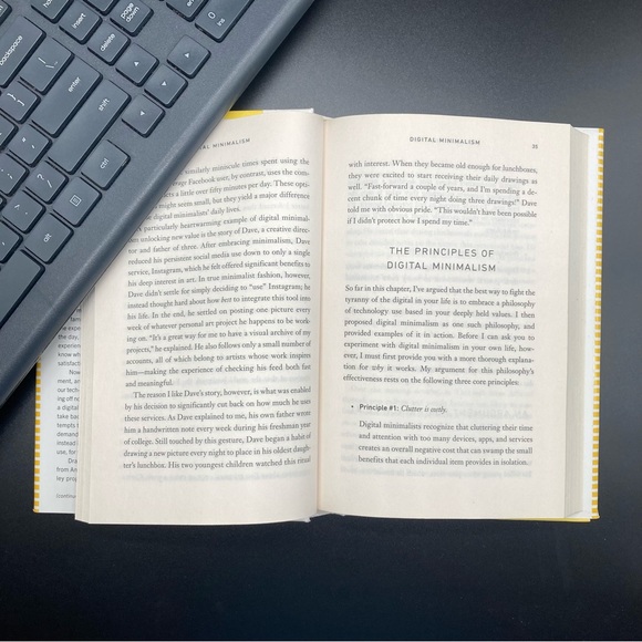 Digital Minimalism Choosing a Focused Life in a Noisy World Hardcover Book - Picture 10 of 16